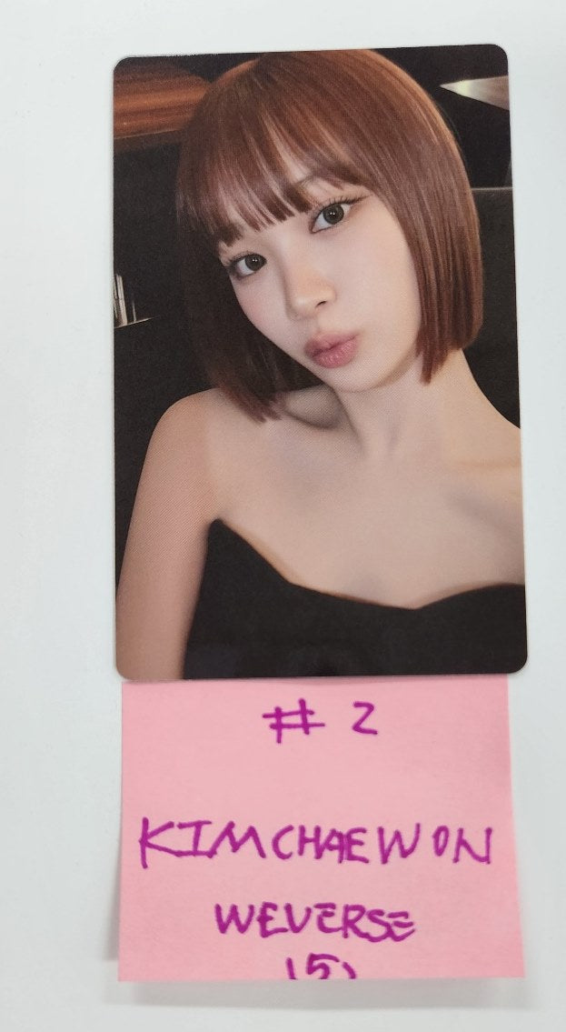 LE SSERAFIM "CRAZY" - Weverse Shop Special Gift Event Photocard [24.11.11]