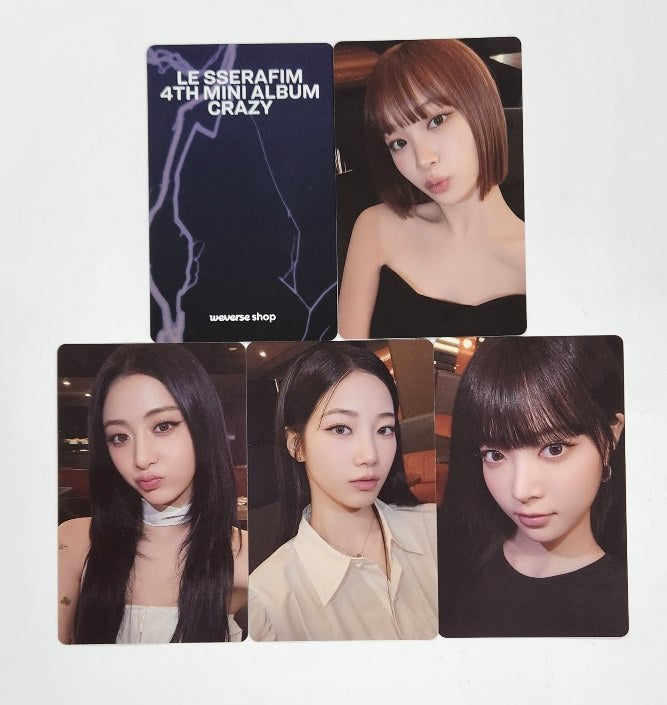 LE SSERAFIM "CRAZY" - Weverse Shop Special Gift Event Photocard [24.11.11]