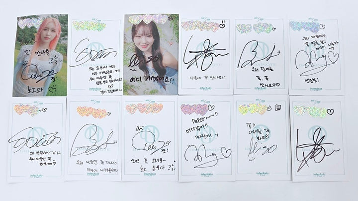 DreamNote "Joyful Green" - Hand Autographed(Signed) Postcard Set (6EA) [24.11.12]