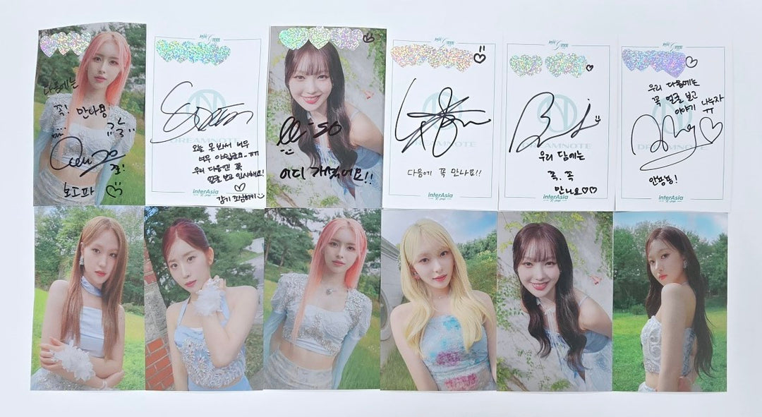 DreamNote "Joyful Green" - Hand Autographed(Signed) Postcard Set (6EA) [24.11.12]