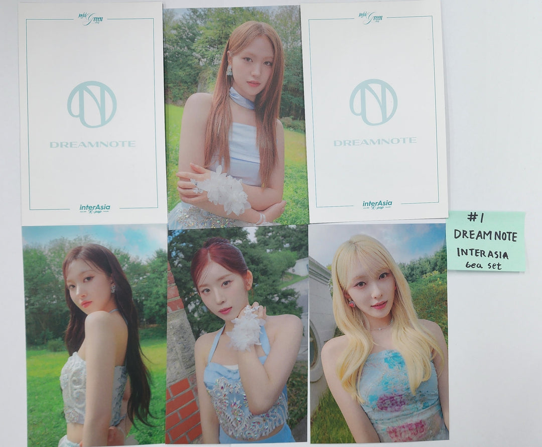 DreamNote "Joyful Green" - Hand Autographed(Signed) Postcard Set (6EA) [24.11.12]