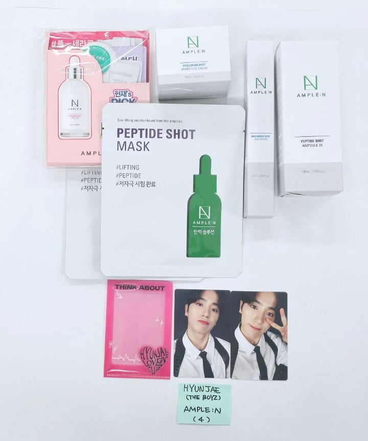 Hyunjae (of The Boyz) X AMPLE:N - Naver Brand Store Event Photocards (2EA) Cosmetic Set [24.11.12]