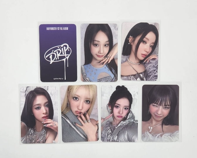 Babymonster "DRIP" 1st Full Album -  Withmuu Lucky Draw Event Photocard [YG Tag Album Ver.] [24.11.14]