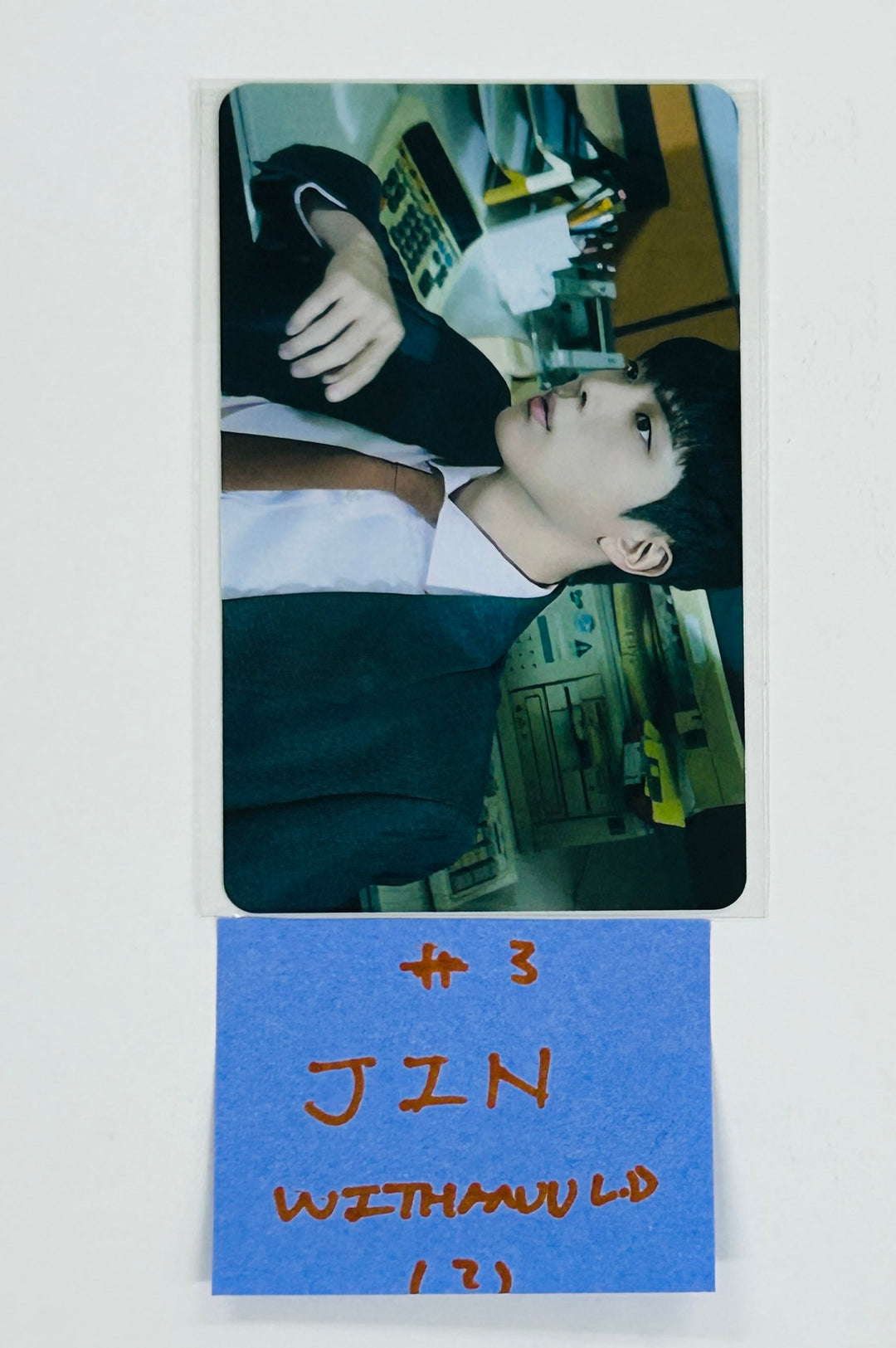 Jin (Of BTS) "Happy" - Withmuu Luckydraw Event Photocard [24.11.18]