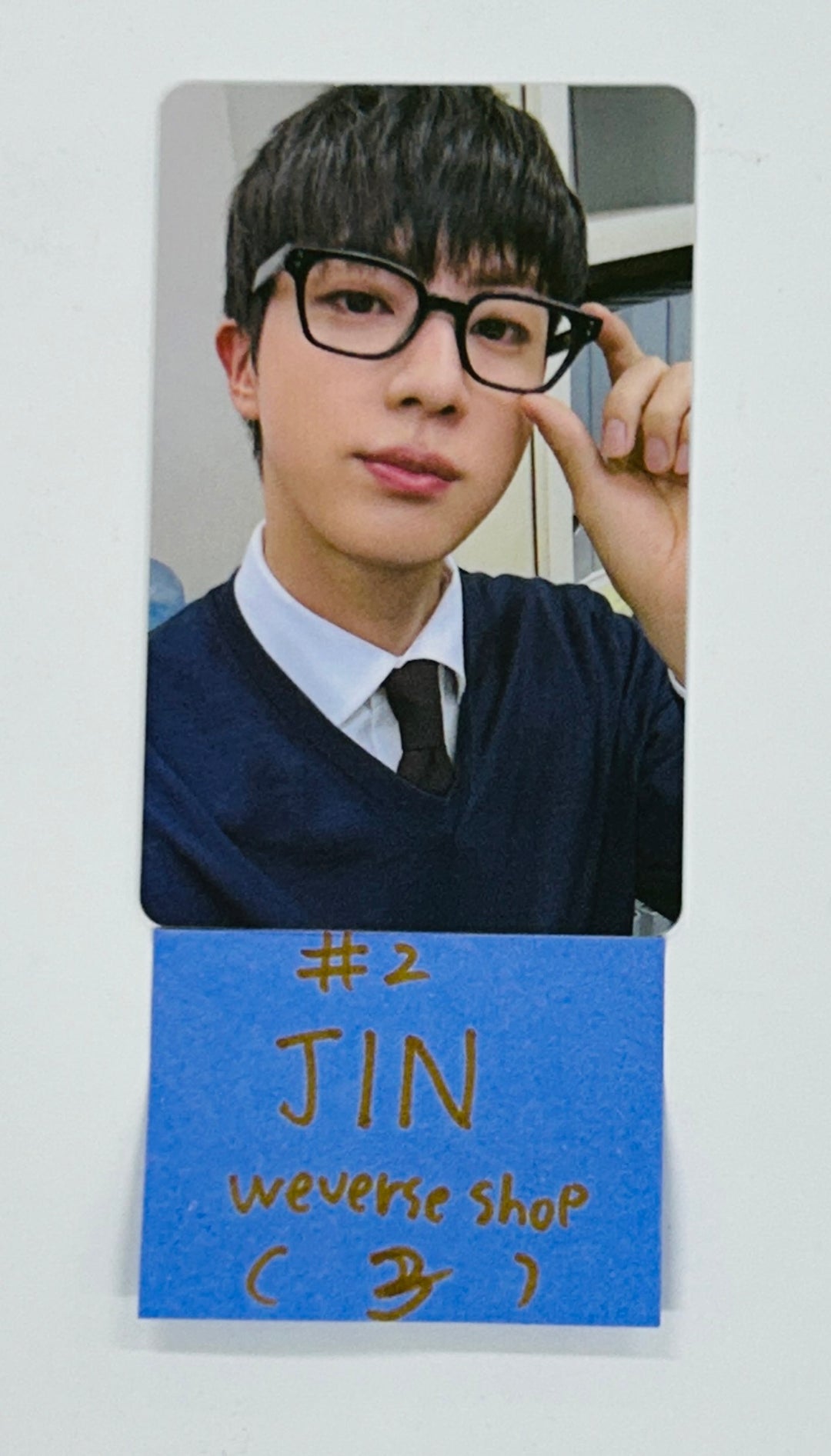 Jin (Of BTS) "Happy" - Weverse Shop Pre-Order Benefit Photocard, Holder Set (3EA) [24.11.18]