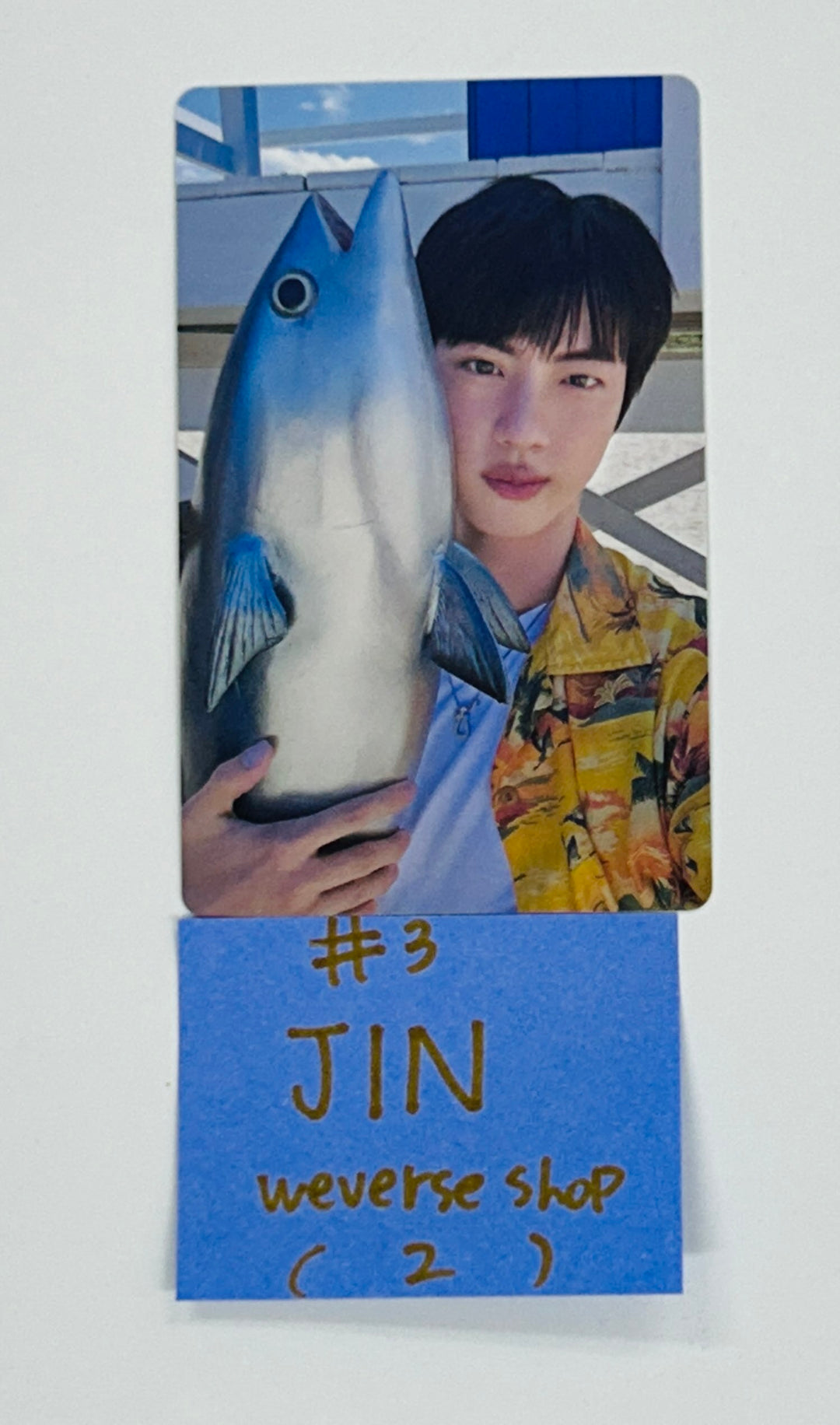 Jin (Of BTS) "Happy" - Weverse Shop Pre-Order Benefit Photocard, Holder Set (3EA) [24.11.18]