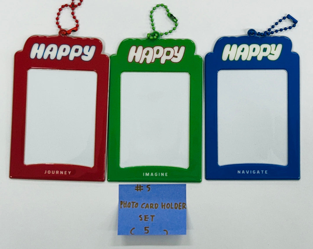 Jin (Of BTS) "Happy" - Weverse Shop Pre-Order Benefit Photocard, Holder Set (3EA) [24.11.18]