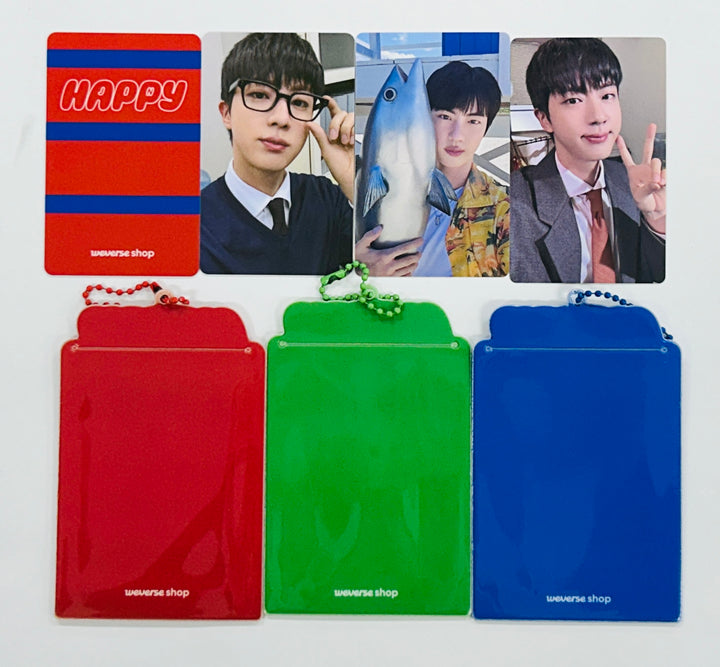 Jin (Of BTS) "Happy" - Weverse Shop Pre-Order Benefit Photocard, Holder Set (3EA) [24.11.18]