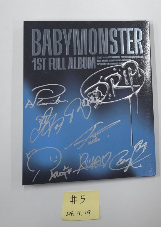 ILLIT "I’LL LIKE YOU", BABYMONSTER "DRIP", Yves "I Did", say my name "say my name" - Hand Autographed(Signed) Promo Album [24.11.19]