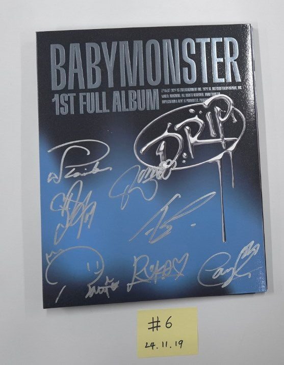 ILLIT "I’LL LIKE YOU", BABYMONSTER "DRIP", Yves "I Did", say my name "say my name" - Hand Autographed(Signed) Promo Album [24.11.19]