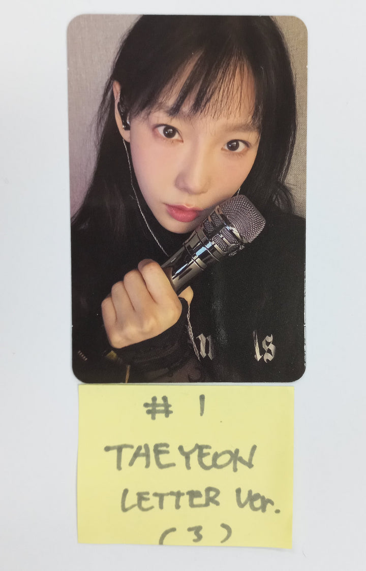 TAEYEON "Letter To Myself" - Official Photocard [Letter Ver.] [24.11.19]