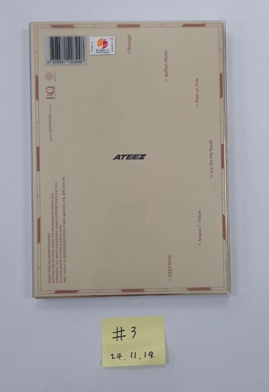 ENHYPEN "ROMANCE : UNTOLD -daydream-", NCT DREAM "DREAMSCAPE ", Ateez "GOLDEN HOUR : Part.2", EPEX "소화(韶華)" - Hand Autographed(Signed) Promo Album [24.11.19]