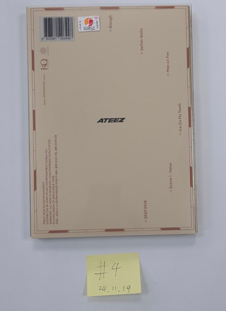 ENHYPEN "ROMANCE : UNTOLD -daydream-", NCT DREAM "DREAMSCAPE ", Ateez "GOLDEN HOUR : Part.2", EPEX "소화(韶華)" - Hand Autographed(Signed) Promo Album [24.11.19]