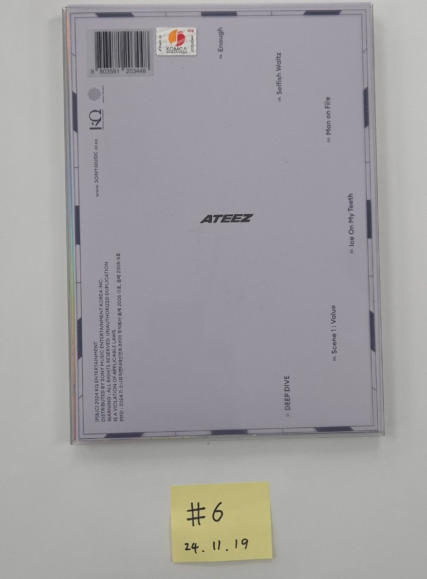 ENHYPEN "ROMANCE : UNTOLD -daydream-", NCT DREAM "DREAMSCAPE ", Ateez "GOLDEN HOUR : Part.2", EPEX "소화(韶華)" - Hand Autographed(Signed) Promo Album [24.11.19]