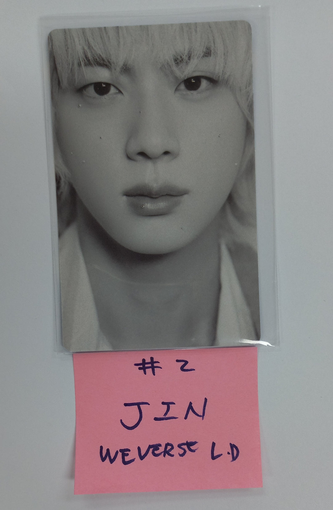 Jin (Of BTS) "Happy" - Weverse Shop Luckydraw Event Photocard [24.11.19]