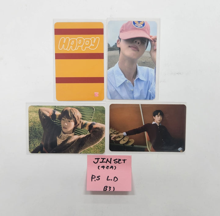 Jin (Of BTS) "Happy" - Powerstation Luckydraw Event Photocards Set (4EA) [24.11.19]