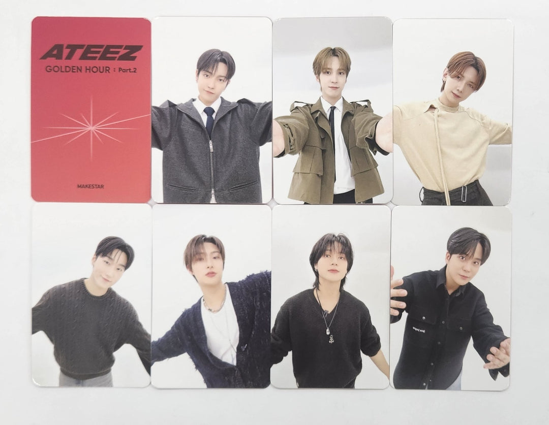 Ateez "GOLDEN HOUR : Part.2" - Makestar Fansign Event Photocard [Poca Ver.] [24.11.20]