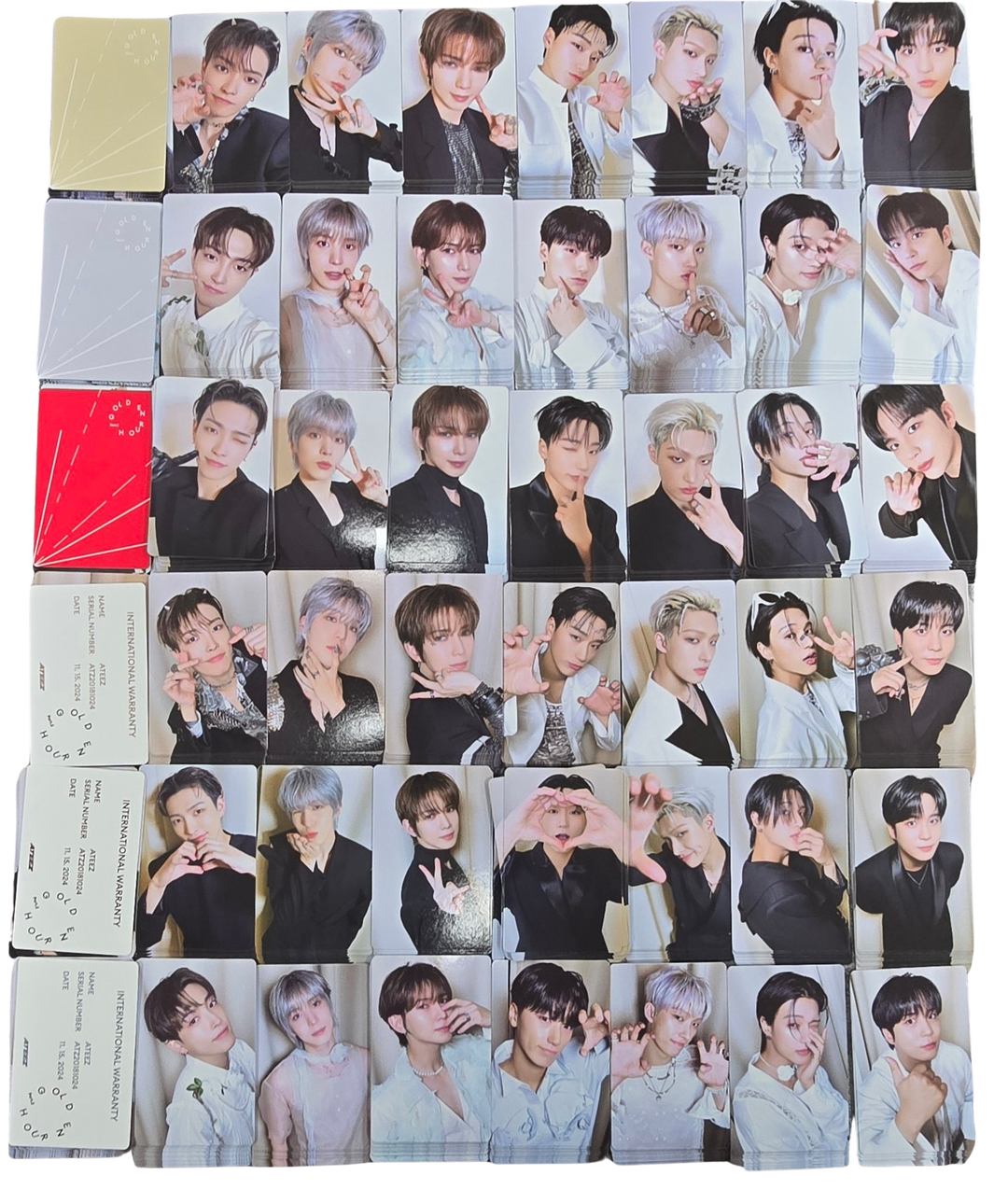 Ateez "GOLDEN HOUR : Part.2" - Official Photocard (1) [24.11.20]