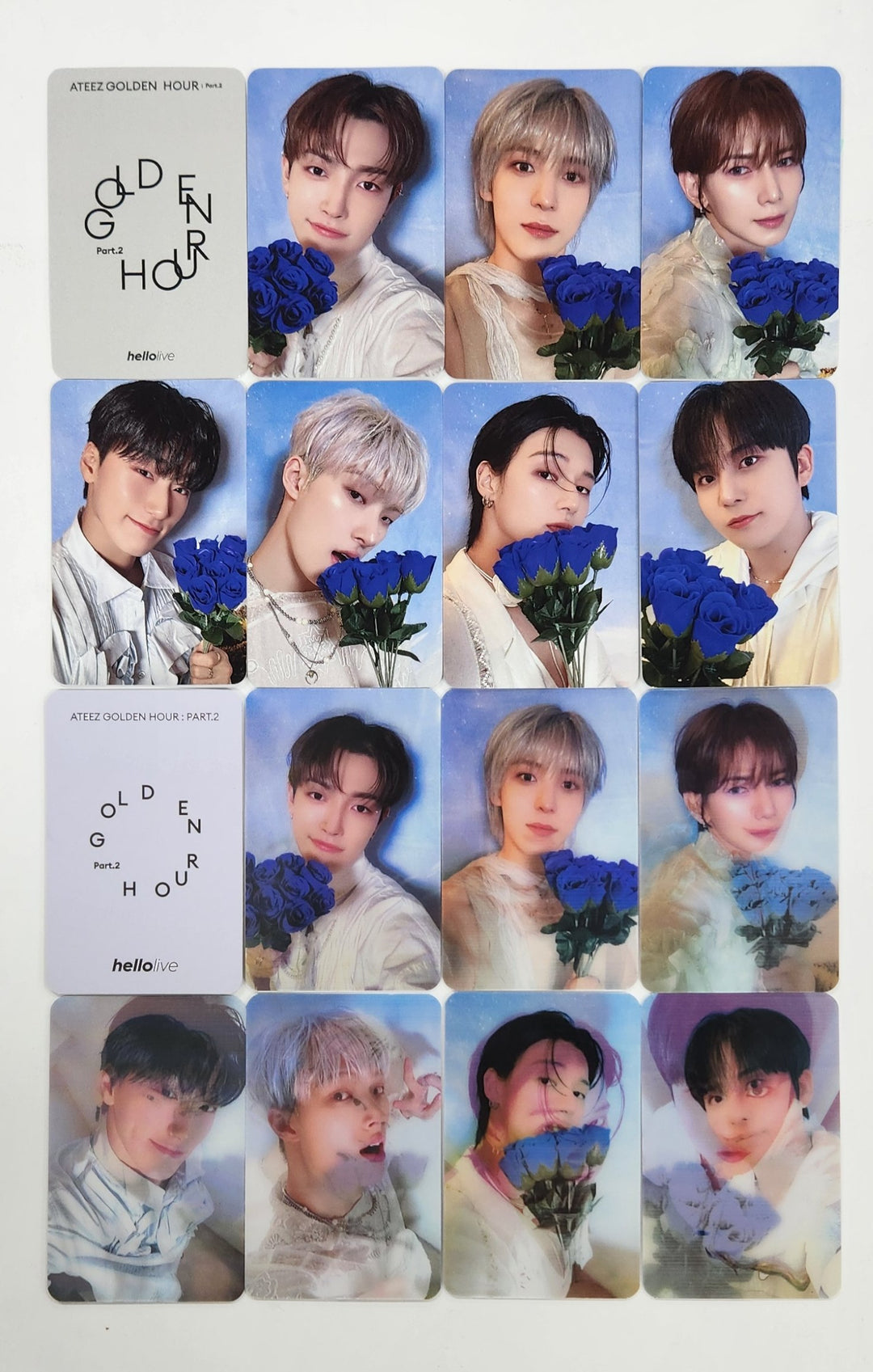 Ateez "GOLDEN HOUR : Part.2" - Hello Live Pre-Order Benefit Photocard, Lenticular Photocard [24.11.20]