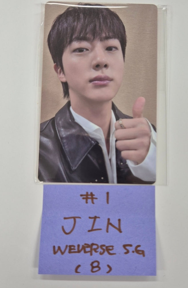 Jin (Of BTS) "Happy" - Weverse Shop Showcase Gift Photocard [24.11.21]