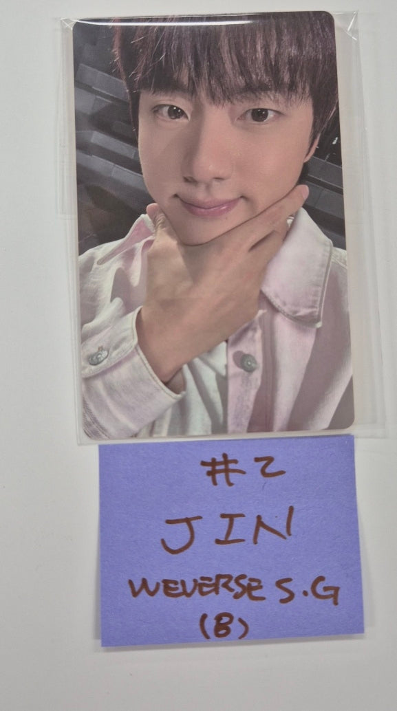 Jin (Of BTS) "Happy" - Weverse Shop Showcase Gift Photocard [24.11.21]