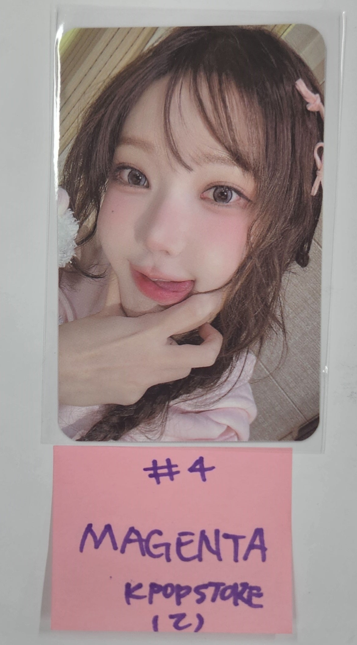 QWER Algorithms Blossom ヒナ トレカ ヨントン KakaoTalk_20240930_202832500_0