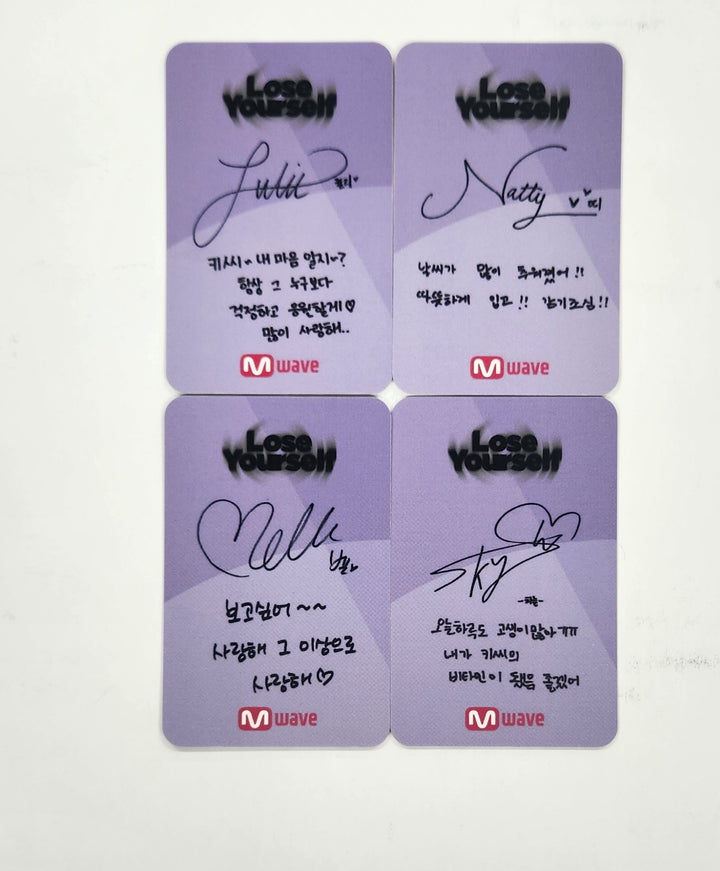 Kiss of Life "Lose Yourself" - MWAVE Signing Album Event Photocard [24.11.22]