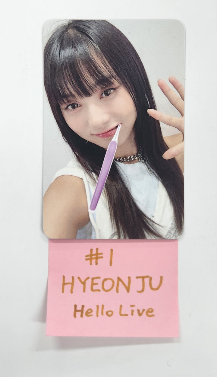 UNIS 'CURIOUS' - Hello Live Fansign Event Photocard Round 5 [24.11.22]