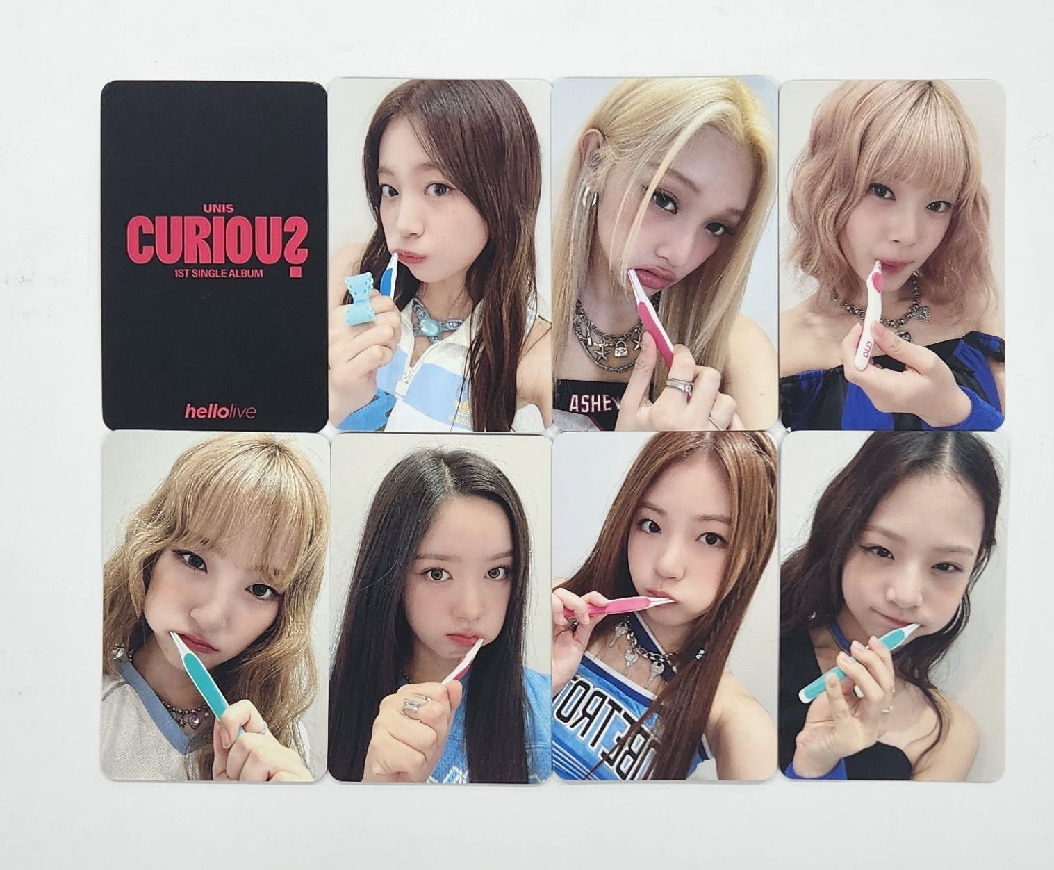 UNIS CIRIOUS hellolive チェリー サイン ソウォン UNIS 'CURIOUS' Hello Live Fansign Event Photocard Round 3 [24.9.26