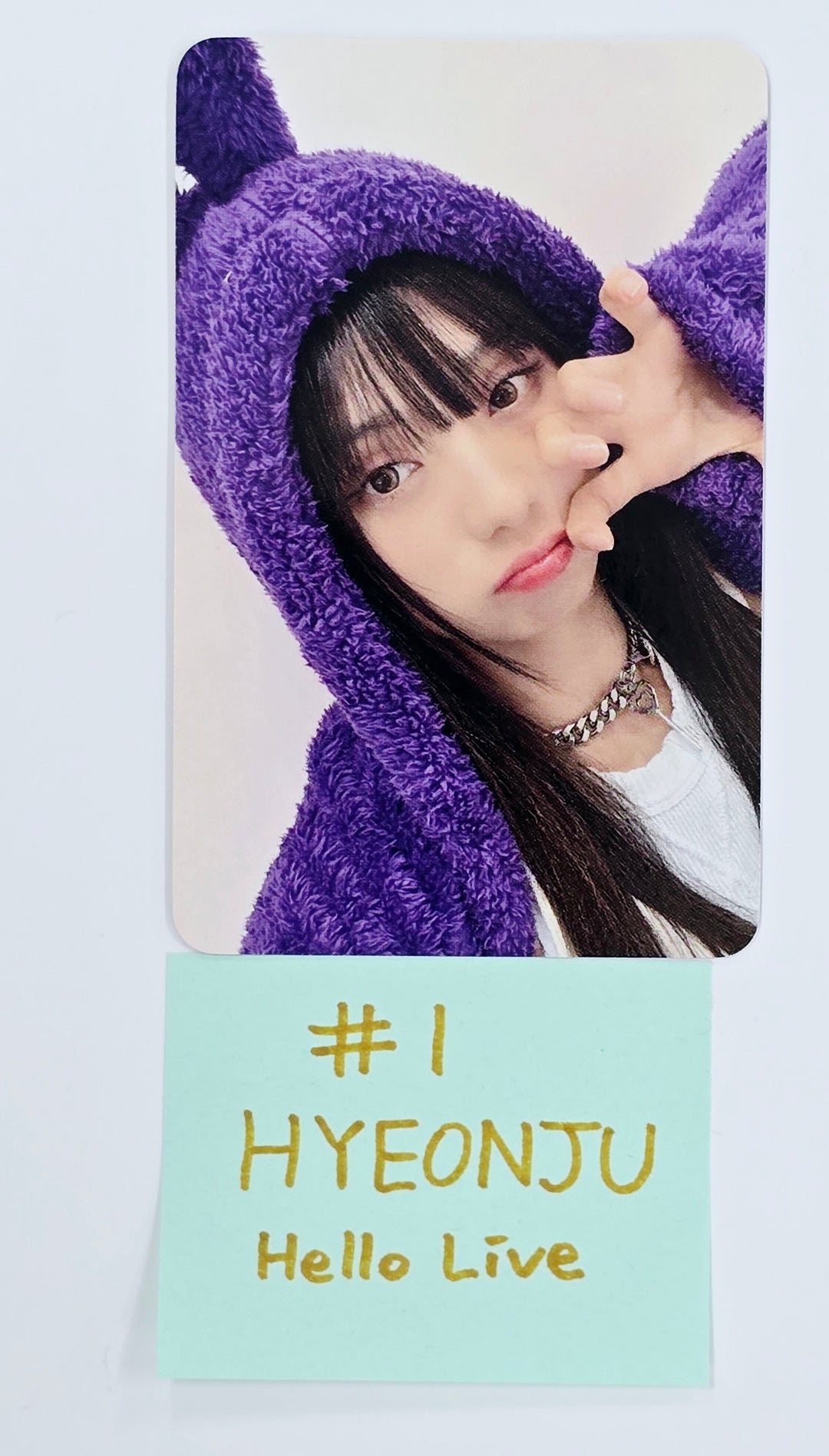 UNIS 'CURIOUS' - Hello Live Fansign Event Photocard Round 6 [24.11.25]