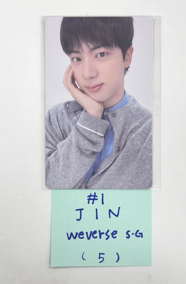 Jin (Of BTS) "Happy" - Weverse Shop Special Gift Photocard [24.11.25]