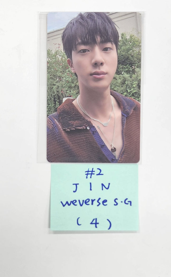 Jin (Of BTS) "Happy" - Weverse Shop Special Gift Photocard [24.11.25]