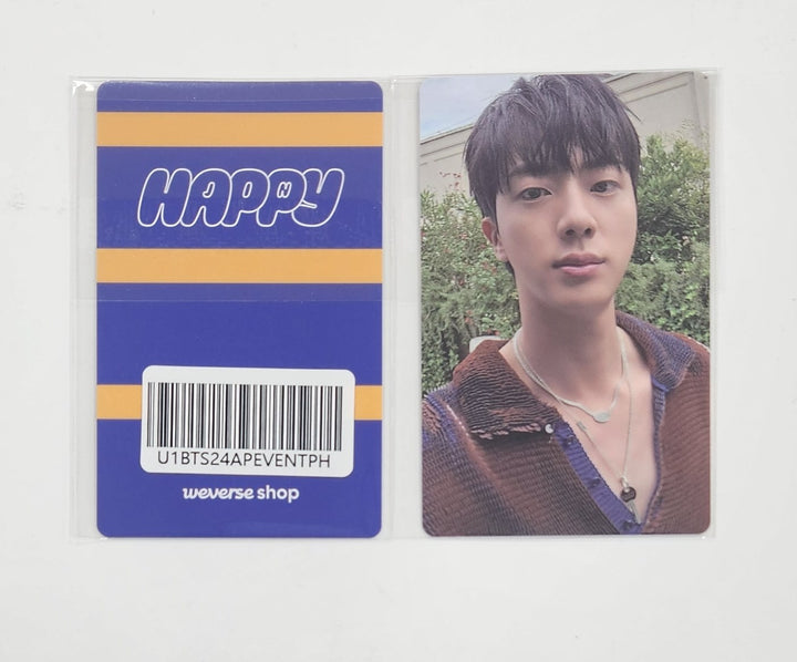 Jin (Of BTS) "Happy" - Weverse Shop Special Gift Photocard [24.11.25]