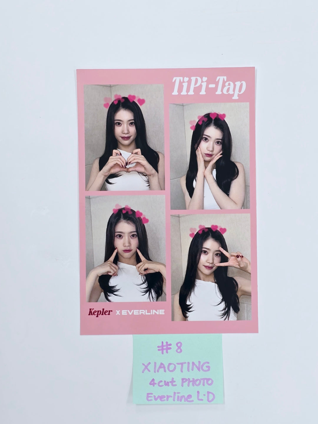 Kep1er "TIPI-TAP" - Everline Lucky Draw Event Photocard, 4 Cut Photo, Acrylic Keyring [24.11.25]