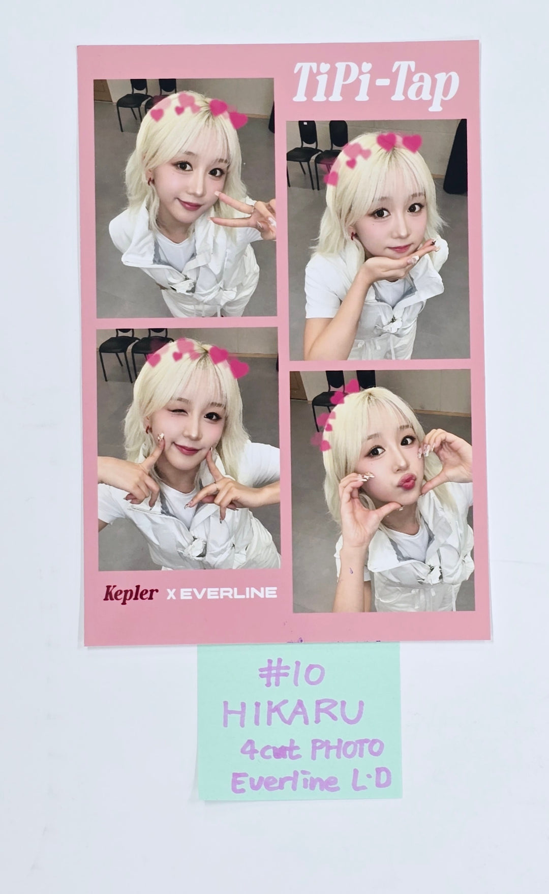 Kep1er "TIPI-TAP" - Everline Lucky Draw Event Photocard, 4 Cut Photo, Acrylic Keyring [24.11.25]