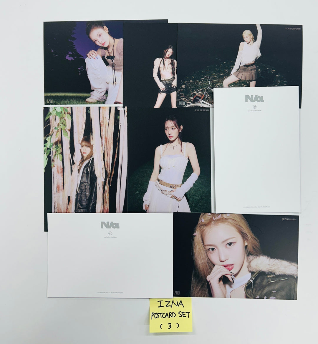 IZNA "N/a" - Olive Young Pop-Up MD Official Postcard Set (8EA) [24.11.26]