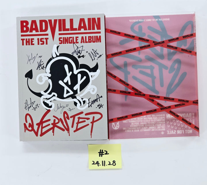 BADVILLAIN "OVERSTEP", Kep1er "TIPI-TAP", IZNA "N/a" - Hand Autographed(Signed) Album [24.11.28]