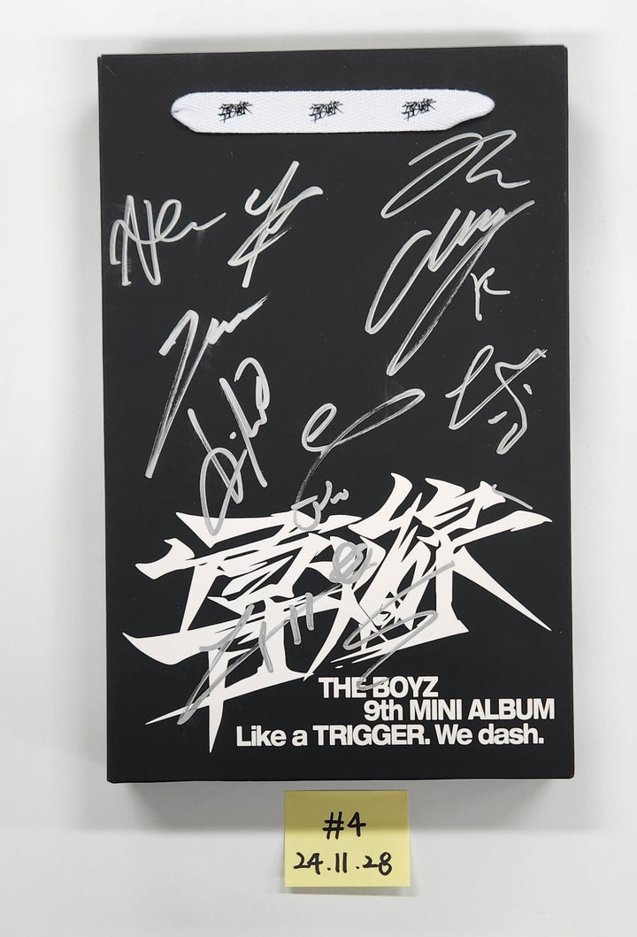 THE BOYZ "導火線", JAY B "Road Runner", A.C.E "PINATA", KYUHYUN "COLORS" - Hand Autographed(Signed) Album [24.11.28]