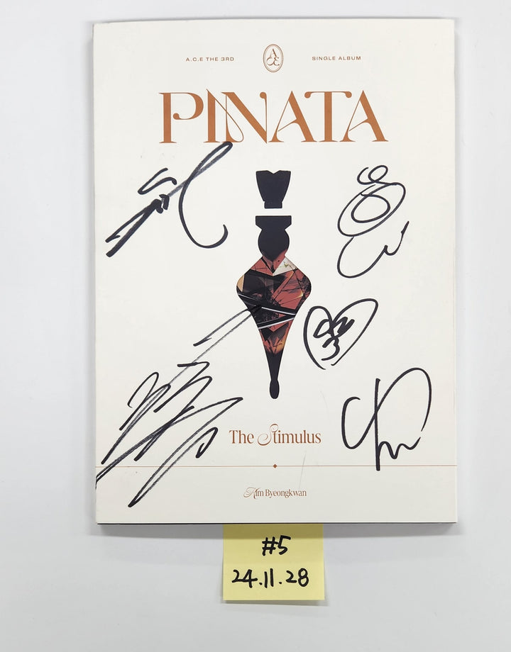 THE BOYZ "導火線", JAY B "Road Runner", A.C.E "PINATA", KYUHYUN "COLORS" - Hand Autographed(Signed) Album [24.11.28]