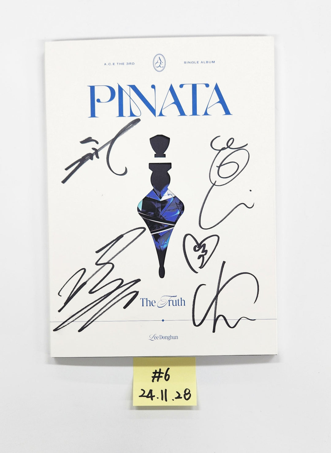 THE BOYZ "導火線", JAY B "Road Runner", A.C.E "PINATA", KYUHYUN "COLORS" - Hand Autographed(Signed) Album [24.11.28]