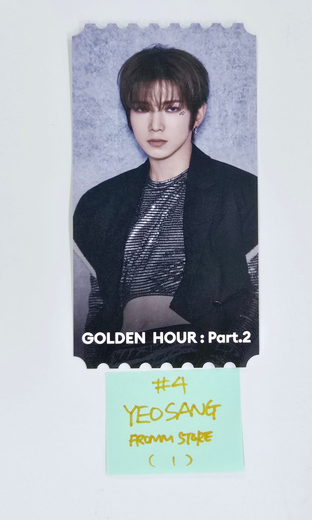 Ateez "GOLDEN HOUR : Part.2" - Fromm Store Pre-Order Benefit Photo Ticket [24.11.28]