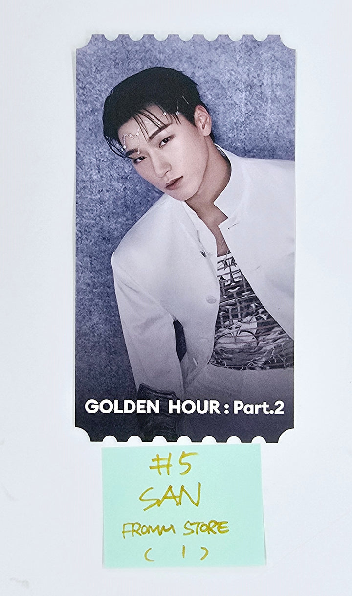 Ateez "GOLDEN HOUR : Part.2" - Fromm Store Pre-Order Benefit Photo Ticket [24.11.28]