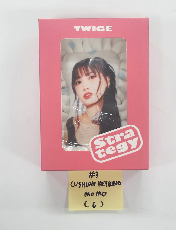 TWICE "STRATEGY" - Official MD [CUSHION KEYRING, TINCASE PHOTOCARD SET, LONG SLEEVE T-SHIRT, MAGNETIC CARD WALLET, LOGO KEYRING, POWER BANK, LOVELY HAIR CLIP, LOVELY PLUSH BABY OUTFIT] [24.12.6]