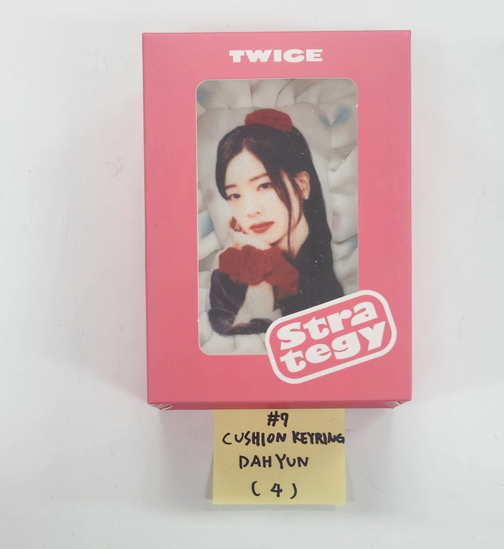 TWICE "STRATEGY" - Official MD [CUSHION KEYRING, TINCASE PHOTOCARD SET, LONG SLEEVE T-SHIRT, MAGNETIC CARD WALLET, LOGO KEYRING, POWER BANK, LOVELY HAIR CLIP, LOVELY PLUSH BABY OUTFIT] [24.12.6]