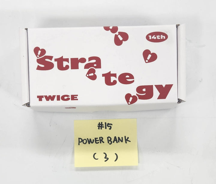 TWICE "STRATEGY" - Official MD [CUSHION KEYRING, TINCASE PHOTOCARD SET, LONG SLEEVE T-SHIRT, MAGNETIC CARD WALLET, LOGO KEYRING, POWER BANK, LOVELY HAIR CLIP, LOVELY PLUSH BABY OUTFIT] [24.12.6]