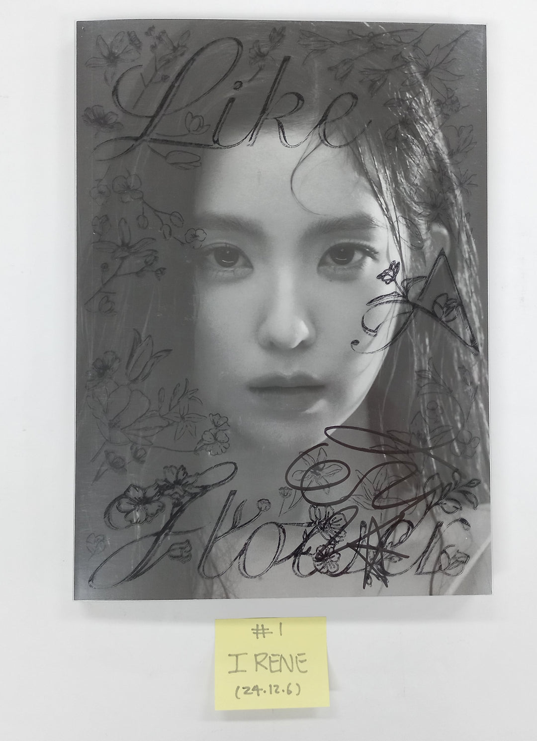 IRENE (Of Red Velvet) "Like A Flower" - Hand Autographed(Signed) Promo Album [24.12.6]