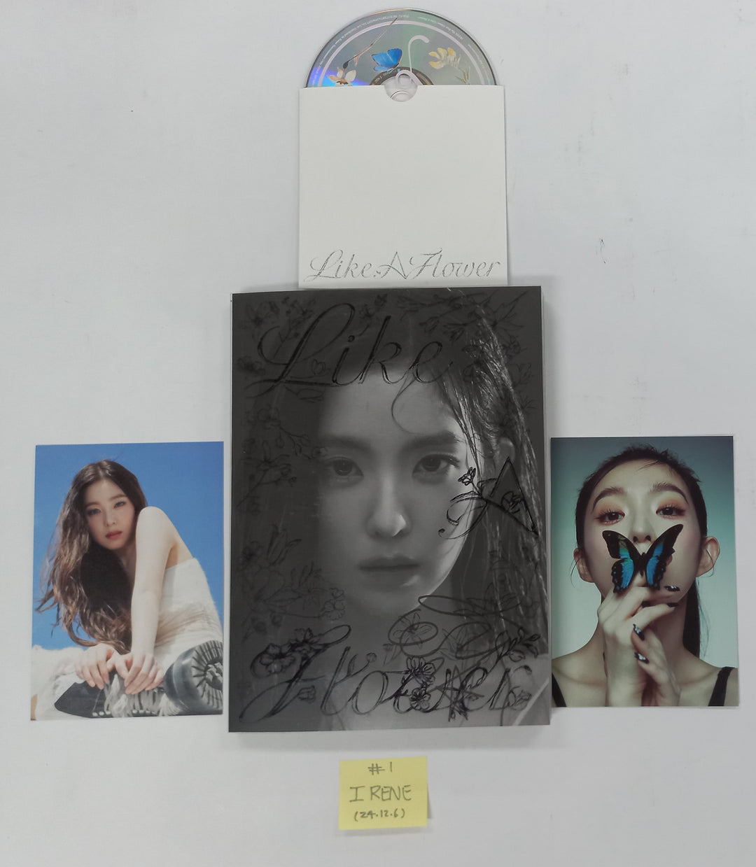 IRENE (Of Red Velvet) "Like A Flower" - Hand Autographed(Signed) Promo Album [24.12.6]