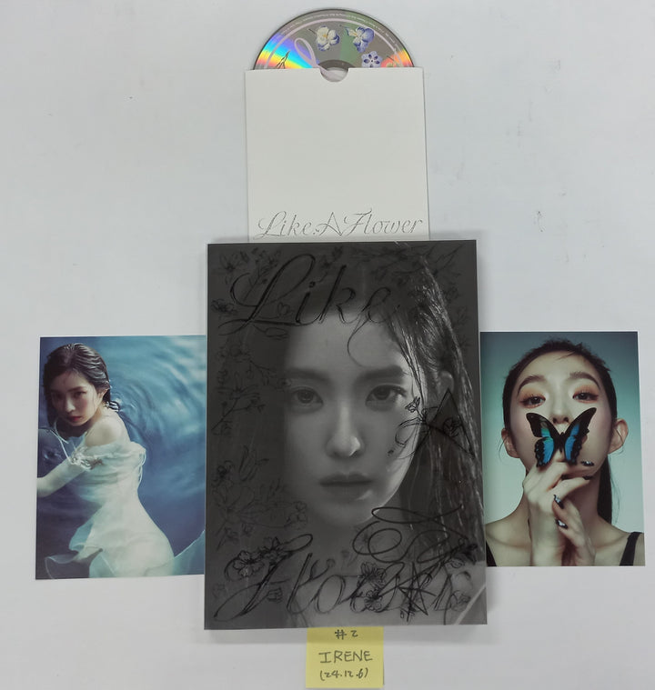 IRENE (Of Red Velvet) "Like A Flower" - Hand Autographed(Signed) Promo Album [24.12.6]