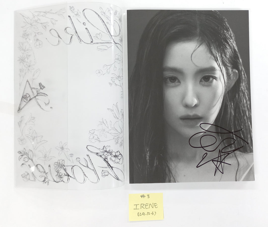 IRENE (Of Red Velvet) "Like A Flower" - Hand Autographed(Signed) Promo Album [24.12.6]