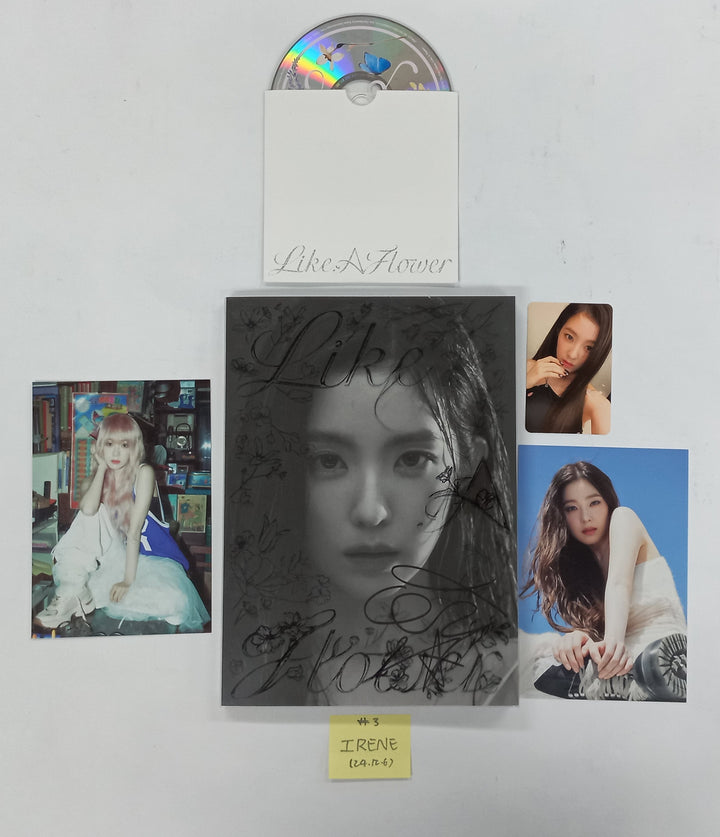 IRENE (Of Red Velvet) "Like A Flower" - Hand Autographed(Signed) Promo Album [24.12.6]